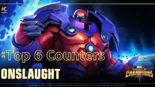 Top 6 Counters For Onslaught MCOC [upl. by Ida]