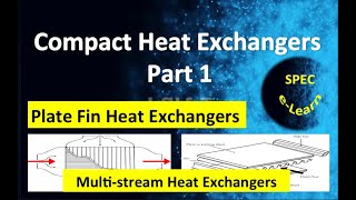 Compact Heat Exchangers Part 1 Plate Fin Heat Exchangers [upl. by Einniw]