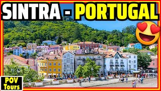 SINTRA Portugal 😍A RealLife Fairytale Town Near Lisbon Walking Tour 4K [upl. by Lula]