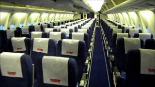 Boeing 767300 interior [upl. by Lobel26]