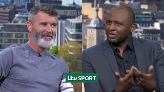 Roy Keane and Patrick Vieira best bits from France v Germany  ITV Sport [upl. by Lleynad384]