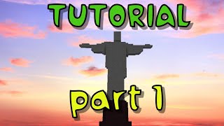 Tutorial  PART 1  Christ the Redeemer statue [upl. by Liamaj]