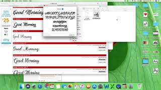 How to download and install a font on mac from dafontcom and use in Cricut Design Space [upl. by Anirdnajela988]