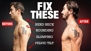 How to Fix Your Posture in 4 Moves PERMANENTLY [upl. by Prudhoe]