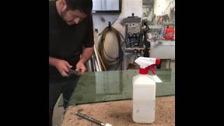 How To Cut Safety Glass laminated Glass [upl. by Schaefer748]