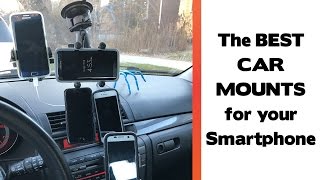 The Best Place To Mount Your Smartphone In Your Car Car Mount Review 2017 [upl. by Novert290]