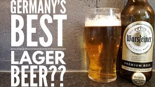 Warsteiner Premium Lager Beer Review  Brauerei Warsteiner [upl. by Hilton]