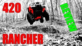 HONDA RANCHER 420 REVIEW [upl. by Nilats]