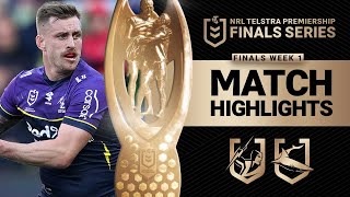 NRL 2024  Storm v Sharks  Match Highlights [upl. by Linnea]