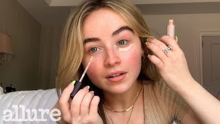 Sabrina Carpenters 10 Minute Makeup Routine For Natural Light  Allure [upl. by Punak]