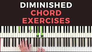 The Right Way to Use Diminished Chords for Jazz Piano [upl. by Drofxer]