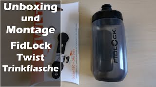 Fidlock Twist Bottle Trinkflasche Unboxing und Montage  Unboxing  13042020 [upl. by Aay543]