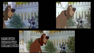 Lady and the Tramp VHS amp DVD Comparison [upl. by Lindgren]