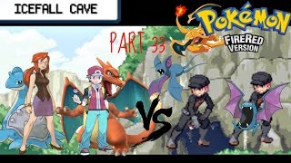 Pokemon Fire Red 33 ICEFALL Cave drama [upl. by Ahsyia126]