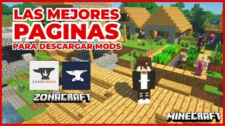 ✅ Las MEJORES PAGINAS para DESCARGAR MODS en MINECRAFT 2022 💥 [upl. by Bakerman]