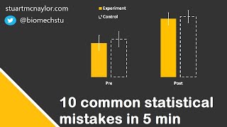 Ten Statistical Mistakes in 5 Min [upl. by Ayila]