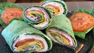 How to make a Healthy Sandwich Wrap [upl. by Lamag]