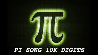 Pi Song Extended 10000 Digits [upl. by Hershel]