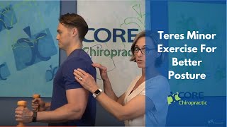 CORE Chiropractic  Teres Minor Exercise For Better Posture [upl. by Lokin573]