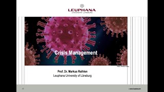 Crisis Management An Introduction and Overview [upl. by Casilde576]