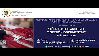 TÉCNICAS DE ARCHIVO Y GESTIÓN DOCUMENTAL  PRIMERA PARTE [upl. by Anirual]