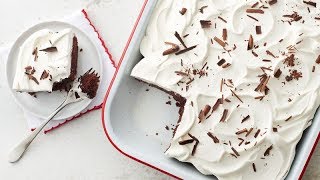 Double Fudge Poke Cake  Betty Crocker Recipe [upl. by Edualc]