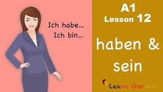 Learn German for beginners A1  Verb Conjugation Part 1  Lesson 12 [upl. by Thistle]