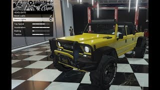 GTA 5  DLC Vehicle Customization Canis Kamacho and Review [upl. by Flori675]