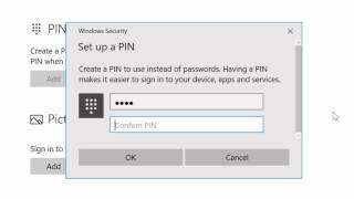 How To Set A Windows 10 Pin Code [upl. by Marston427]