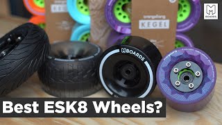 How To Choose Wheels for DIY Electric Skateboards [upl. by Eralcyram]