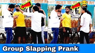 Group Slapping Prank  Part 3  Prakash Peswani Prank [upl. by Naujid]