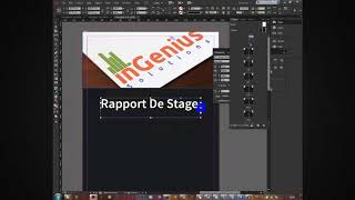 Example design rapport de stage Indesign [upl. by Netnilc]