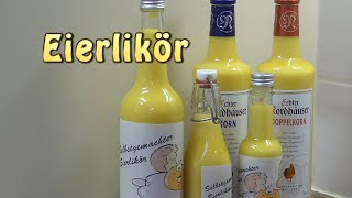 Selbstgemachter Eierlikör mit ganzen Eiern [upl. by Eytak77]