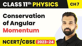 Conservation of Angular Momentum  Rotational Motion  Class 11 Physics [upl. by Ecinnej]