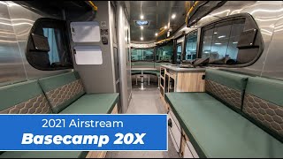 2021 Airstream Basecamp 20X  Full Service Walk Through [upl. by Drusi]