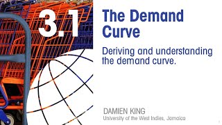 Economics 31 The Demand Curve [upl. by Lexerd483]