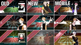 All S Rank Characters Animation OLD NEW amp MOBILE  The Spike Volleyball [upl. by Parnell]