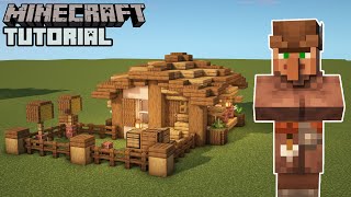 Minecraft  Fletchers House Tutorial Villager Houses [upl. by Nirhtak408]