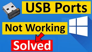 How to Fix USB Ports Not Working in Windows 1011 [upl. by Arihday355]