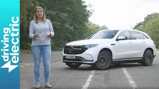 Mercedes EQC 400 review  DrivingElectric [upl. by Allecsirp]