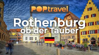 Walking in ROTHENBURG OB DER TAUBER  Germany 🇩🇪 4K 60fps UHD [upl. by Dlaner]