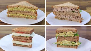 5 Healthy Sandwich Recipes [upl. by Anitsim952]