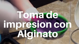 ALGINATO👅TOMA DE IMPRESIÓN Superior Parte2 Kromopan dental [upl. by Drain]