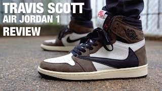 TRAVIS SCOTT Air Jordan 1 Review amp GIVEAWAY [upl. by Warthman]