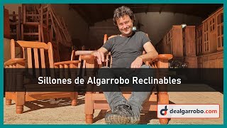 ⭐ Sillones de Algarrobo Reclinables  dealgarrobocom [upl. by Girardo]