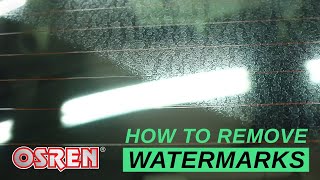 How To Remove Severe WaterSpot On Glass [upl. by Kale546]