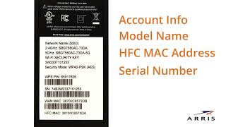 How to Setup Your ARRIS SURFboard DOCSIS 31 WiFi Cable Modem [upl. by Charlean]