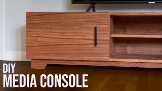 MidCentury Modern TV Stand  DIY Woodworking [upl. by Eliseo]