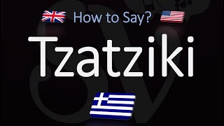 How to Pronounce Tzatziki Sauce CORRECTLY [upl. by Doownelg647]