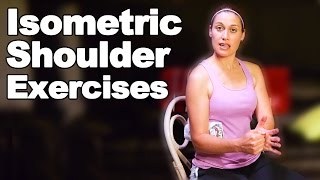 Shoulder Isometric Exercises  Ask Doctor Jo [upl. by Eded]